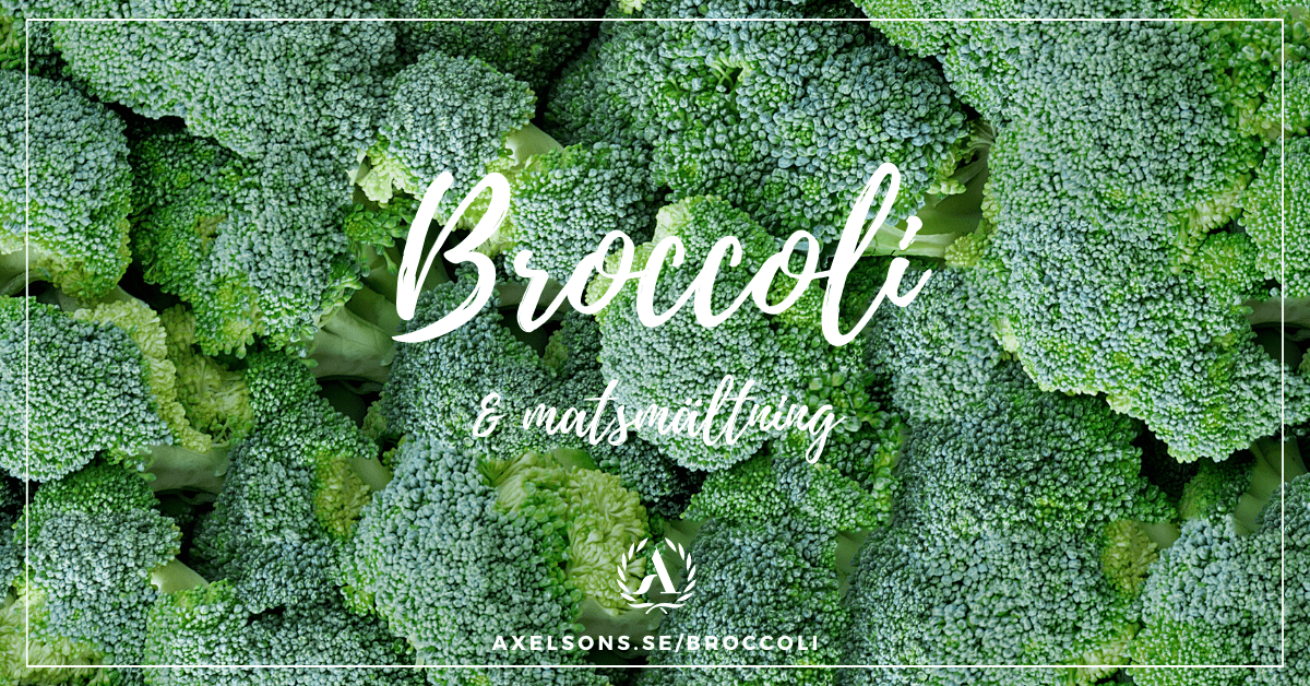 Broccoli och matsmältning