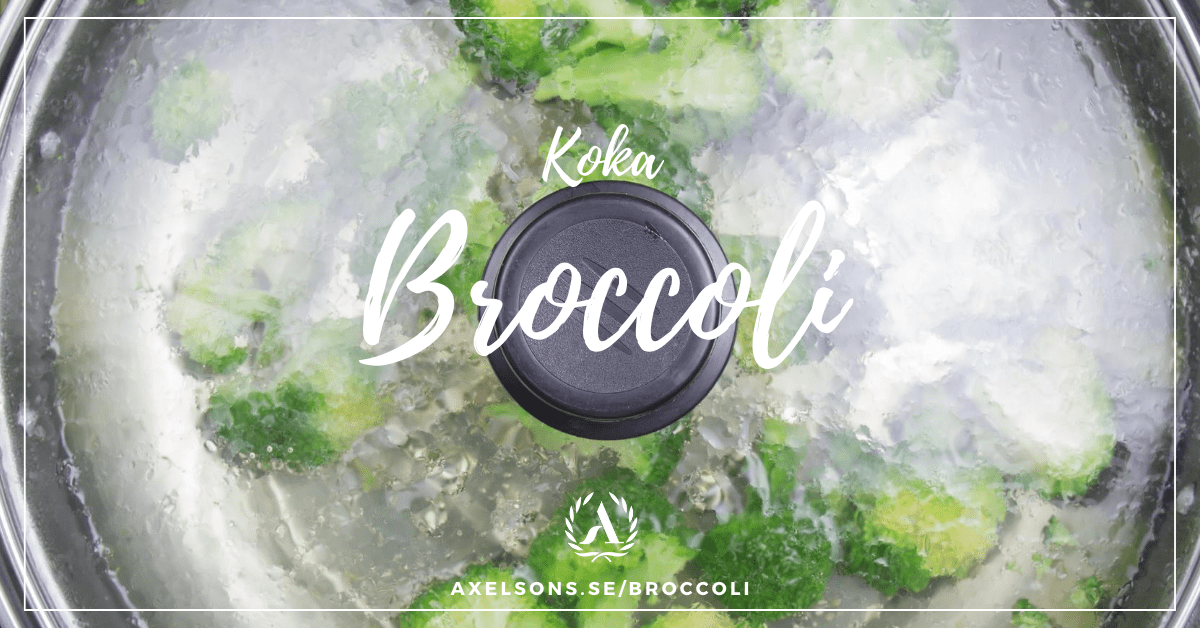 Koka Broccoli tid och koka färsk broccoli