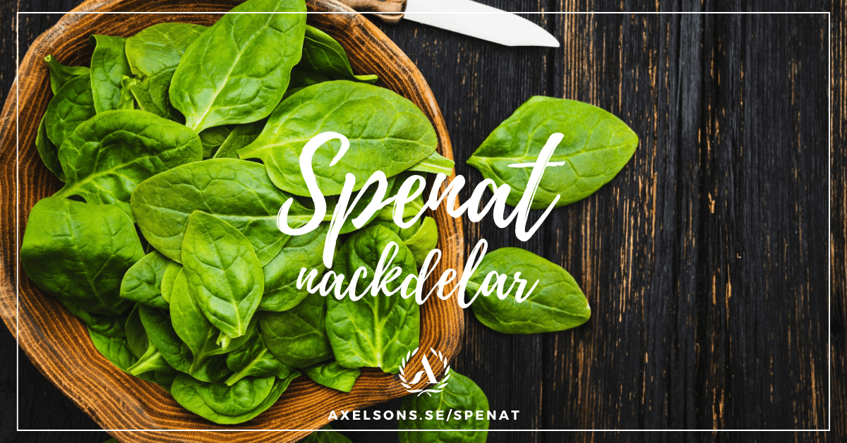Spenat Nackdelar